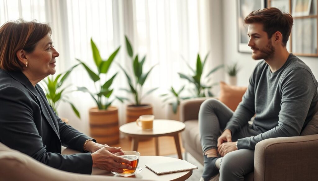 Primera consulta permite hablar del motivo y los objetivos de terapia Primera consulta permite hablar del motivo y los objetivos de terapia