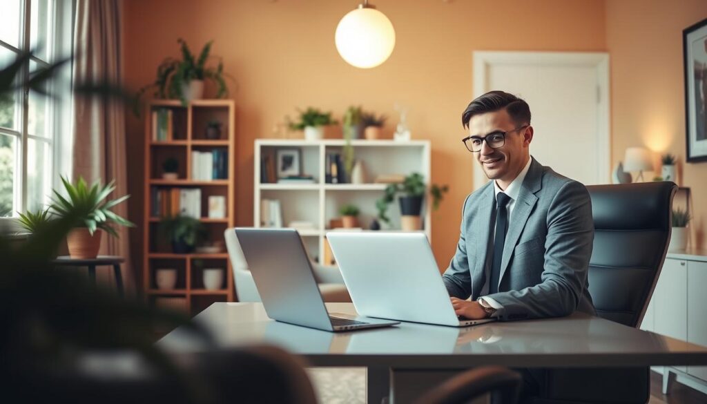 Videollamada para terapia online desde una habitación privada Videollamada para terapia online desde una habitación privada